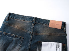 Patched Distressed Slightly Flared Jeans 28678946