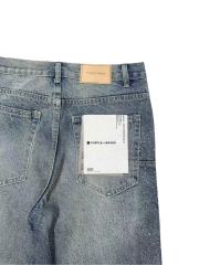1:1 quality version Front Starry Sky Hot-fix Rhinestone Straight Leg Jeans 28761319