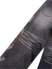 1:1 quality version Three-color Rivet Pleated Straight-leg Jeans 2 colors 28658089