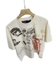 American Vintage Graffiti Rhinestone Print Tee 28756451