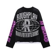 Praise to the Most High Silver Hot Stamping Print Washed Version Long Sleeve T-Shirt 28758385