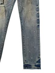 1:1 quality version Vintage Yellowed White Speckles Ripped Jeans 28761303