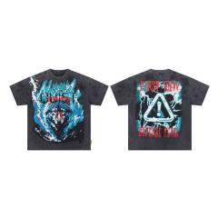 WARNING NOT SO QUIET WOLF CROPPED printed Tee 28747681