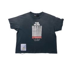 Repeated Logo Letter Print Washed Version Tee 28756309