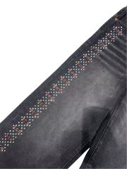 1:1 quality version Both sides Gemstone-Studded Straight-Leg Jeans 2 colors 28758457
