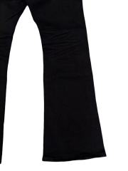 1:1 quality version Classic Pure Black Bootcut Jeans 28761314