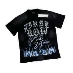 Sinister Flame Rhinestone Print Washed Version Tee 28748595