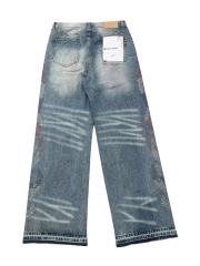 1:1 quality version Three-color Rivet Pleated Straight-leg Jeans 2 colors 28658089