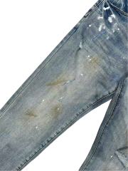 1:1 quality version Vintage Yellowed Splash Ink Ripped Jeans 28761305