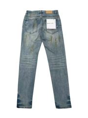 1:1 quality version Vintage Yellowed Splash Ink Ripped Jeans 28761305