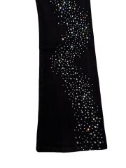 1:1 quality version Wavy Zigzag Fine Rhinestone Embellishment Jeans 28761316