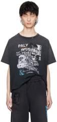 Black Dennis Graffiti Print Washed Version Tee 28756297