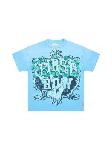 Waterfall sSculpture Rhinestone Print Washed Version Tee 28748593