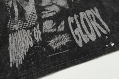 Portrait Logo Ink-Splash Print Washed Version Long Sleeve T-Shirt 28713174