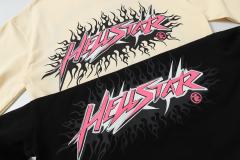 Pink Logo Black Flame Print Long Sleeve T-Shirt 2 colors 28704411