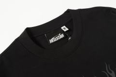 Pink Logo Black Flame Print Long Sleeve T-Shirt 2 colors 28704411