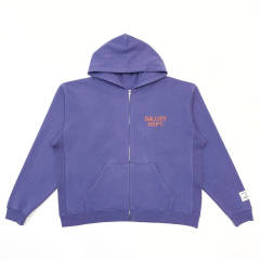 1:1 Quality DG Front and Back Letter Logo Zipper Hoodie