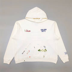 1:1 Quality GD Embroidered Hand-Painted G-Leather Hoodie