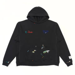 1:1 Quality GD Embroidered Hand-Painted G-Leather Hoodie