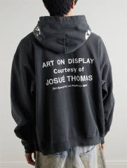 1:1 Quality GD Embroidered Hand-Painted G-Leather Hoodie