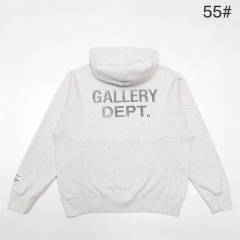 1:1 Quality GD Black Letter Hand-Painted Bleached Gray Hoodie