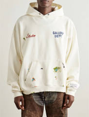 1:1 Quality GD Embroidered Hand-Painted G-Leather Hoodie