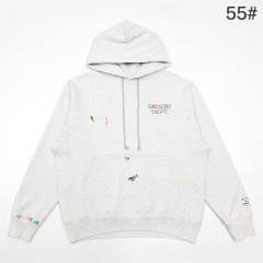 1:1 Quality GD Black Letter Hand-Painted Bleached Gray Hoodie