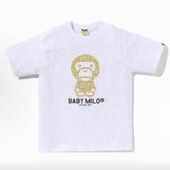 Bape T-Shirt Black White