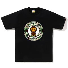 Bape T-Shirt Black White