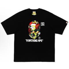 Bape T-Shirt Black White