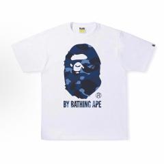 Bape Blue Camo T-Shirt Black White