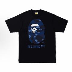 Bape Blue Camo T-Shirt Black White