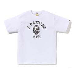 Bape Gray Camo T-Shirt Black White