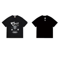 Bape T-Shirt Black White