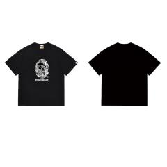 Bape T-Shirt Black White