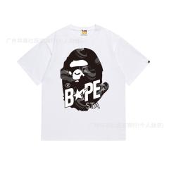 Bape T-Shirt Black White