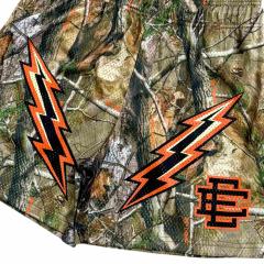 1:1 quality version Lightning & Dead Branches Print Mesh Shorts 3 colors 28893314