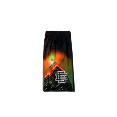 1:1 quality version Empire State Building Night View Print Mesh Shorts 28893309