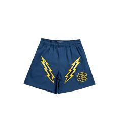1:1 quality version Color Block Lightning Print Mesh Shorts 3 colors 28893312