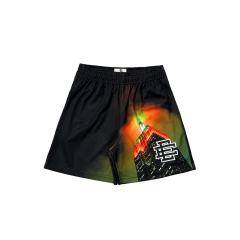 1:1 quality version Empire State Building Night View Print Mesh Shorts 28893309