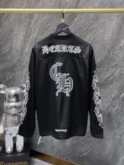 CH Mesh Long Sleeve T-Shirt Black