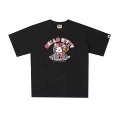 Bape Hello Kitty T-Shirt Black White