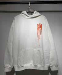 Αmiri Orange Logo Hoodies
