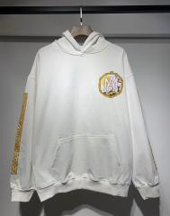 Αmiri Gold Logo Hoodies