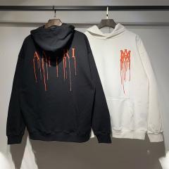Αmiri Orange Logo Hoodies