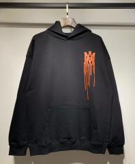 Αmiri Orange Logo Hoodies