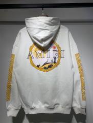 Αmiri Gold Logo Hoodies