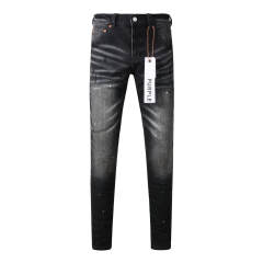 #9027 1:1 PURPLE BRΑND Black Jeans
