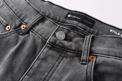 1:1 PURPLE BRΑND Rhinestone Gray Skinny Fits Jeans