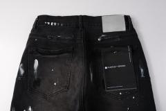 1:1 Quality PURPLE BRΑND Splatter Wash Paint Shorts